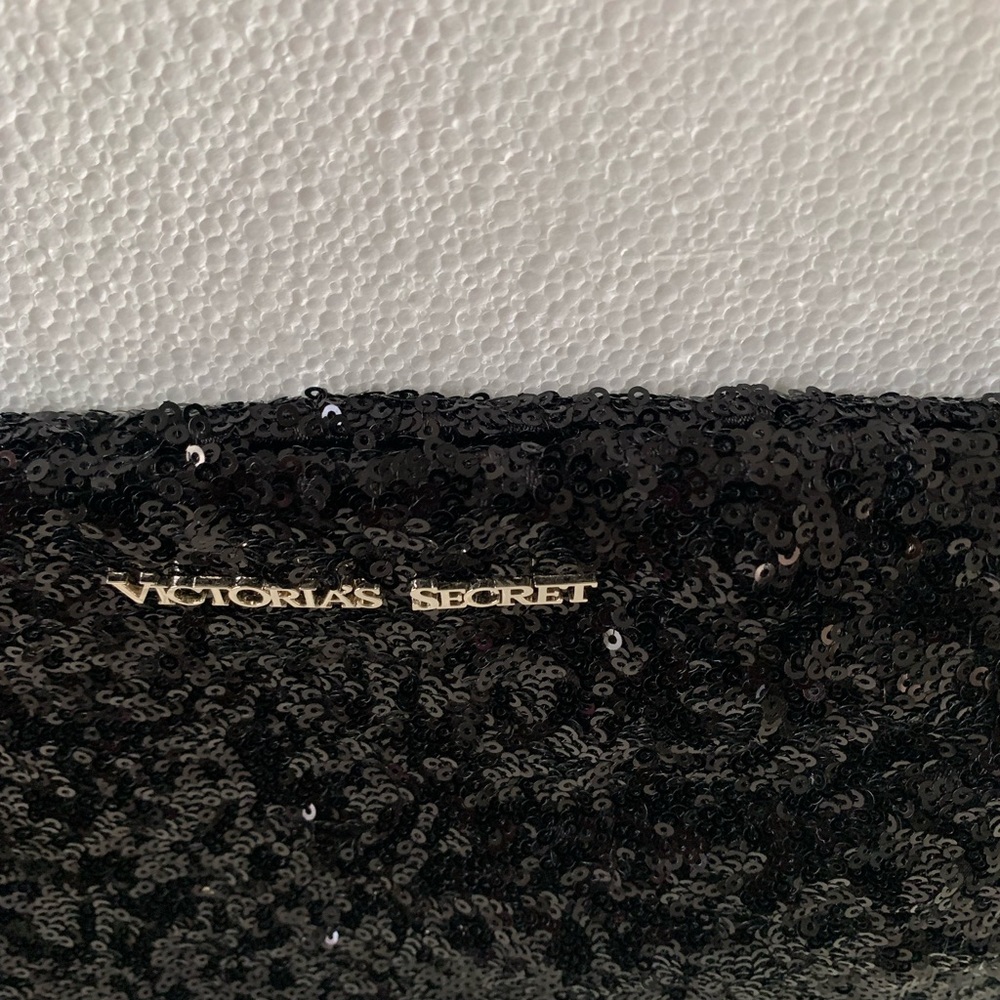 Black Victoria secret clutch bag